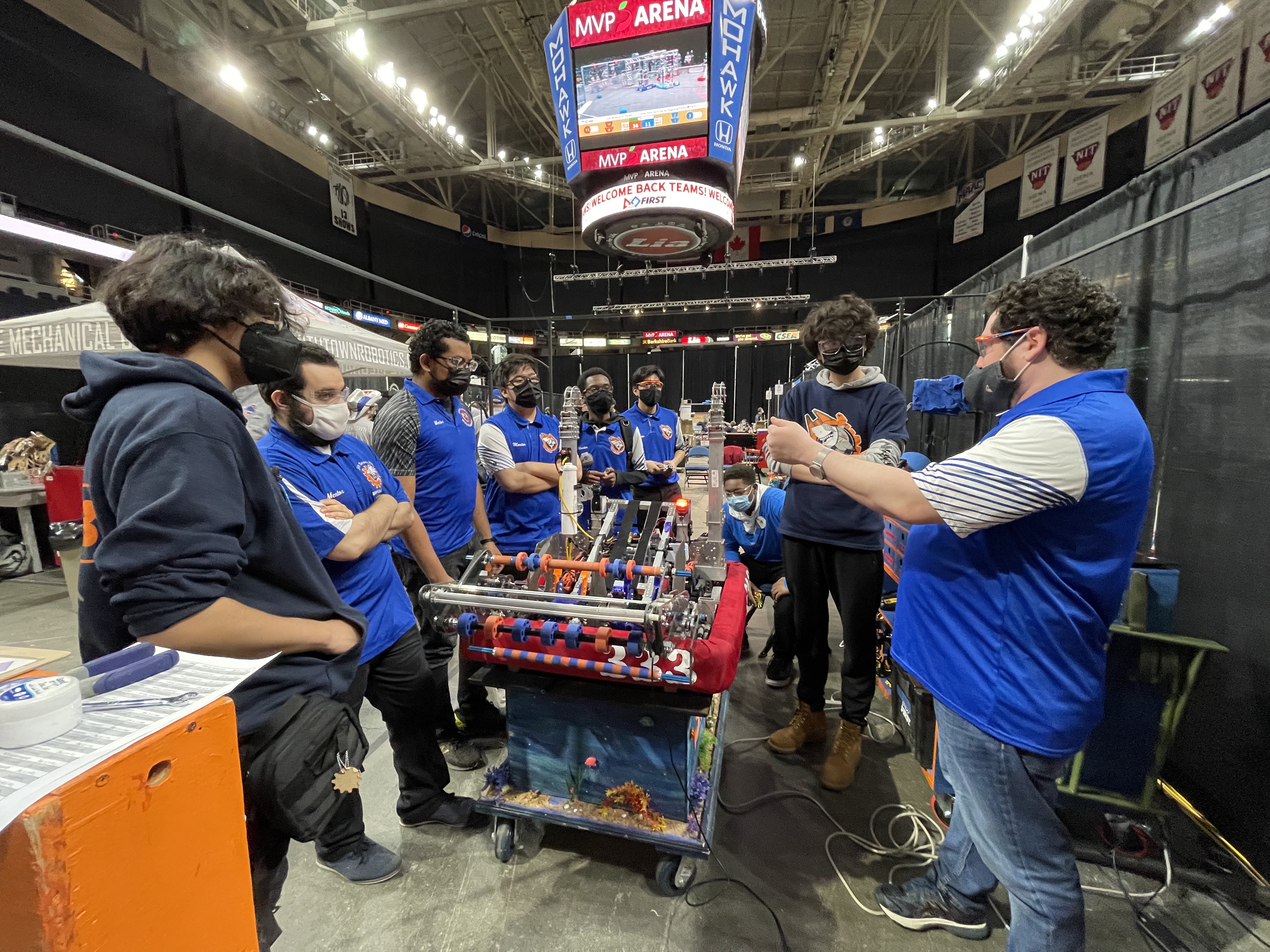 John Dewey High School Robotics team AKA the Megalodons AKA Team 333