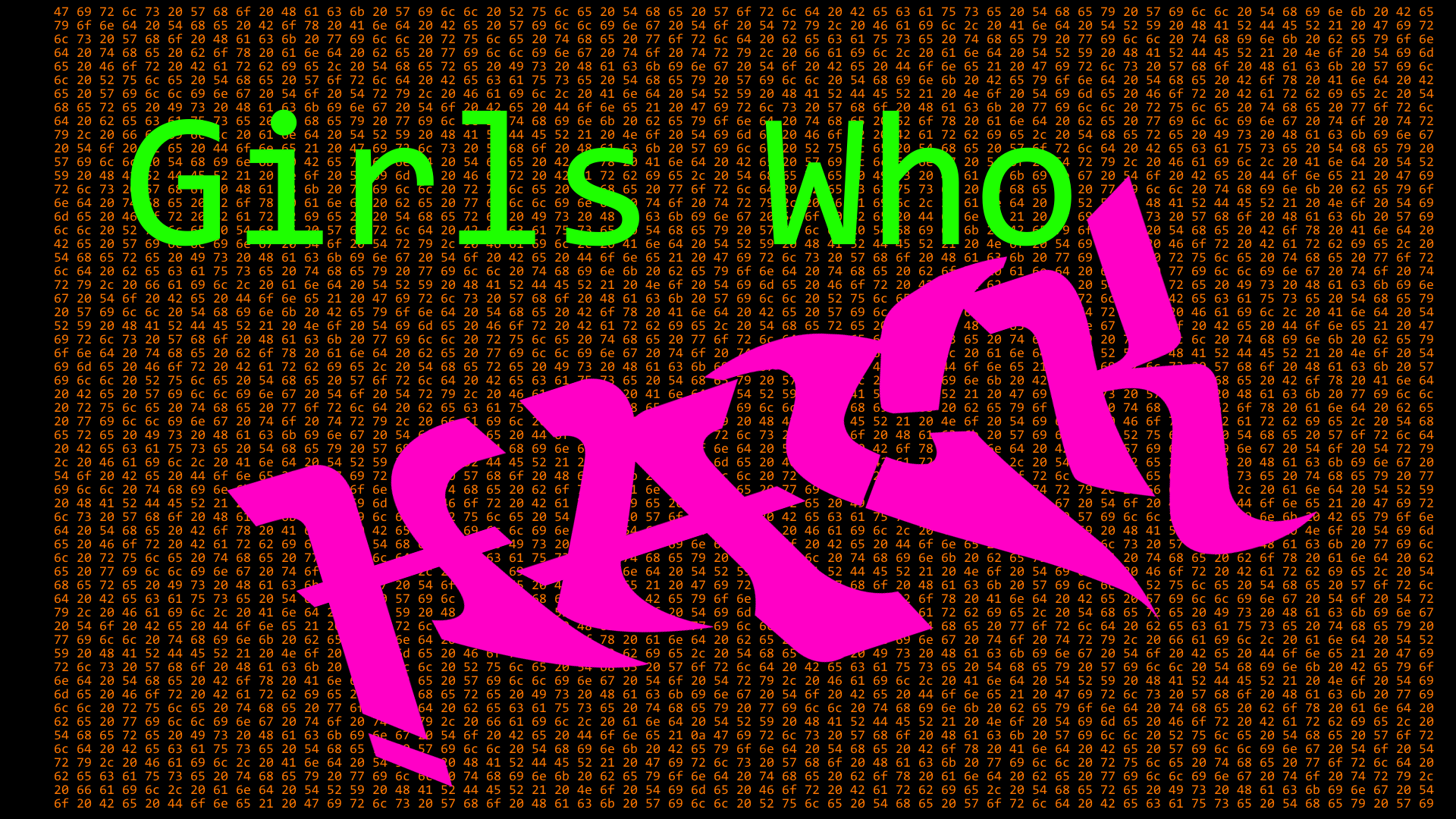 Girls Who Hack