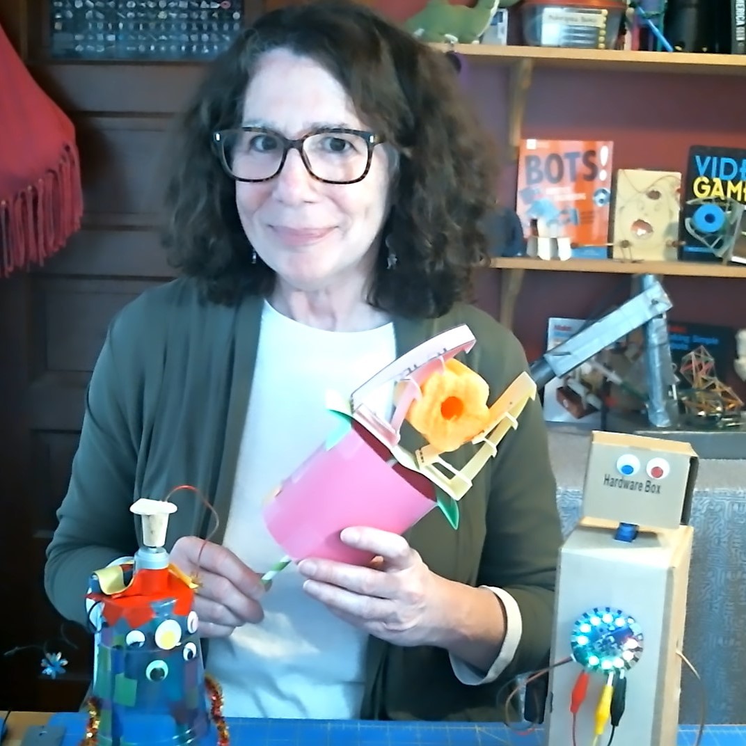 Making Simple Robots with Kathy Ceceri -- DIY Paper Robotic Fin Gripper!