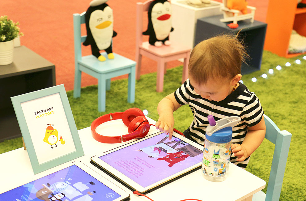 HugMatch Earth: A Digital Sensory Playground Photo